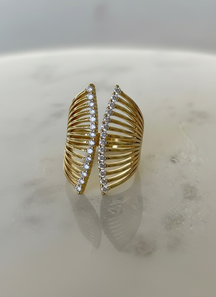 Alisa Open Band Adjustable Ring | Classic Everyday Wear