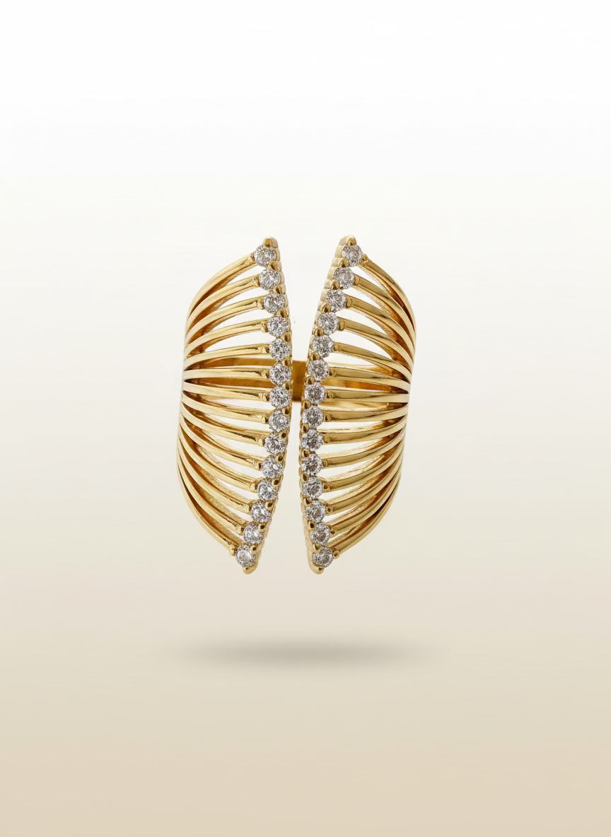 Alisa Open Band Adjustable Ring | Classic Everyday Wear