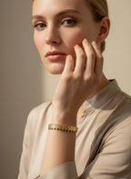 Amani Gold Bangle | Artisan Modern Style