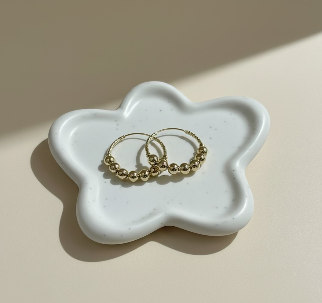 Aurora Bead Earrings | Chic Everyday Wear Earrings