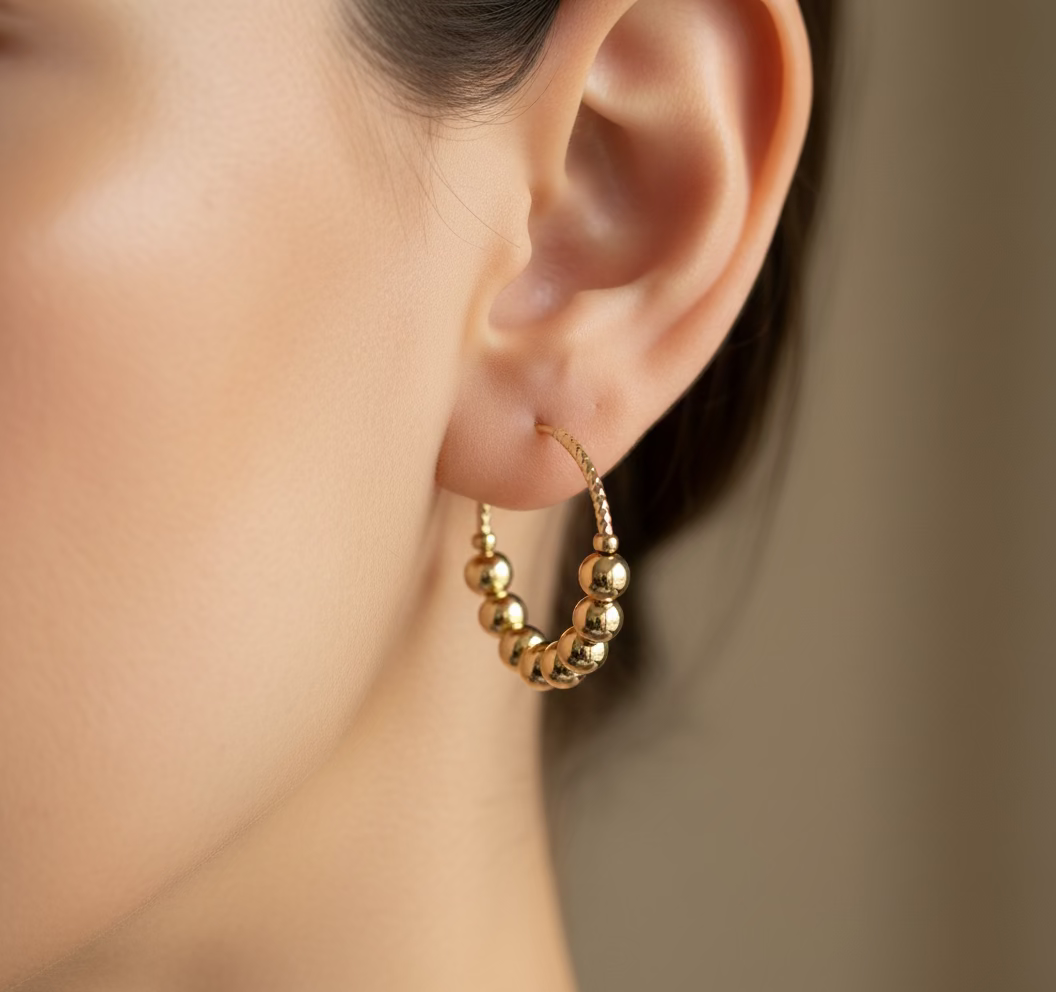 Aurora Bead Earrings | Chic Everyday Wear Earrings