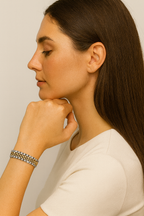 Fusion Silver Bracelet | Dainty Daily Luxury Bracelet