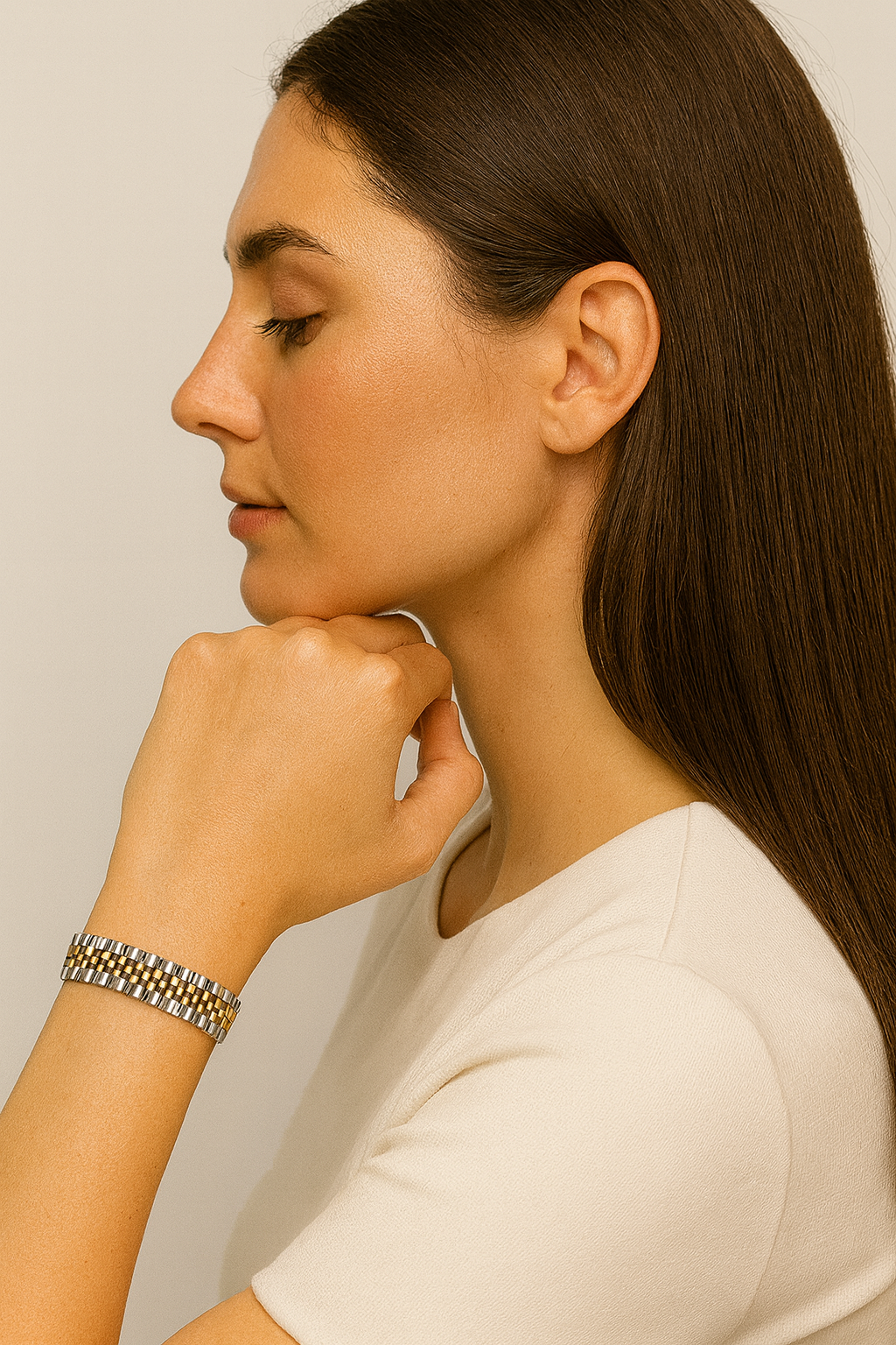Fusion Silver Bracelet | Dainty Daily Luxury Bracelet
