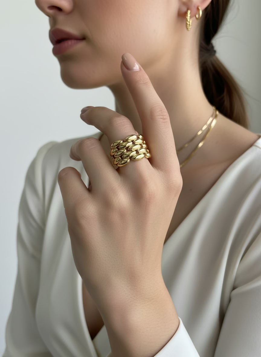 Eden Rose Gold Ring | Iconic Daily Luxury Ring