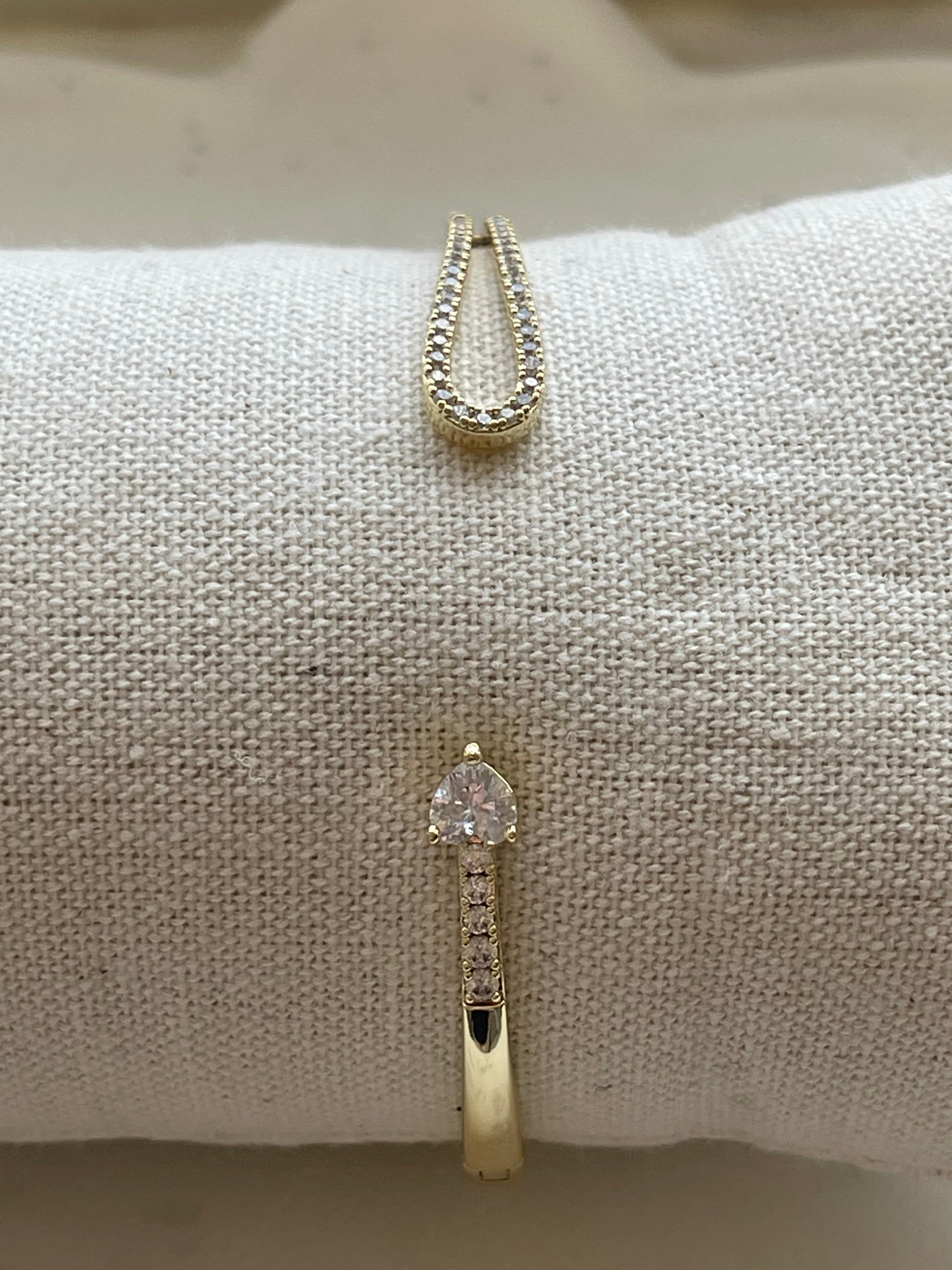 Elina Gold Bangle | Signature Modern Style