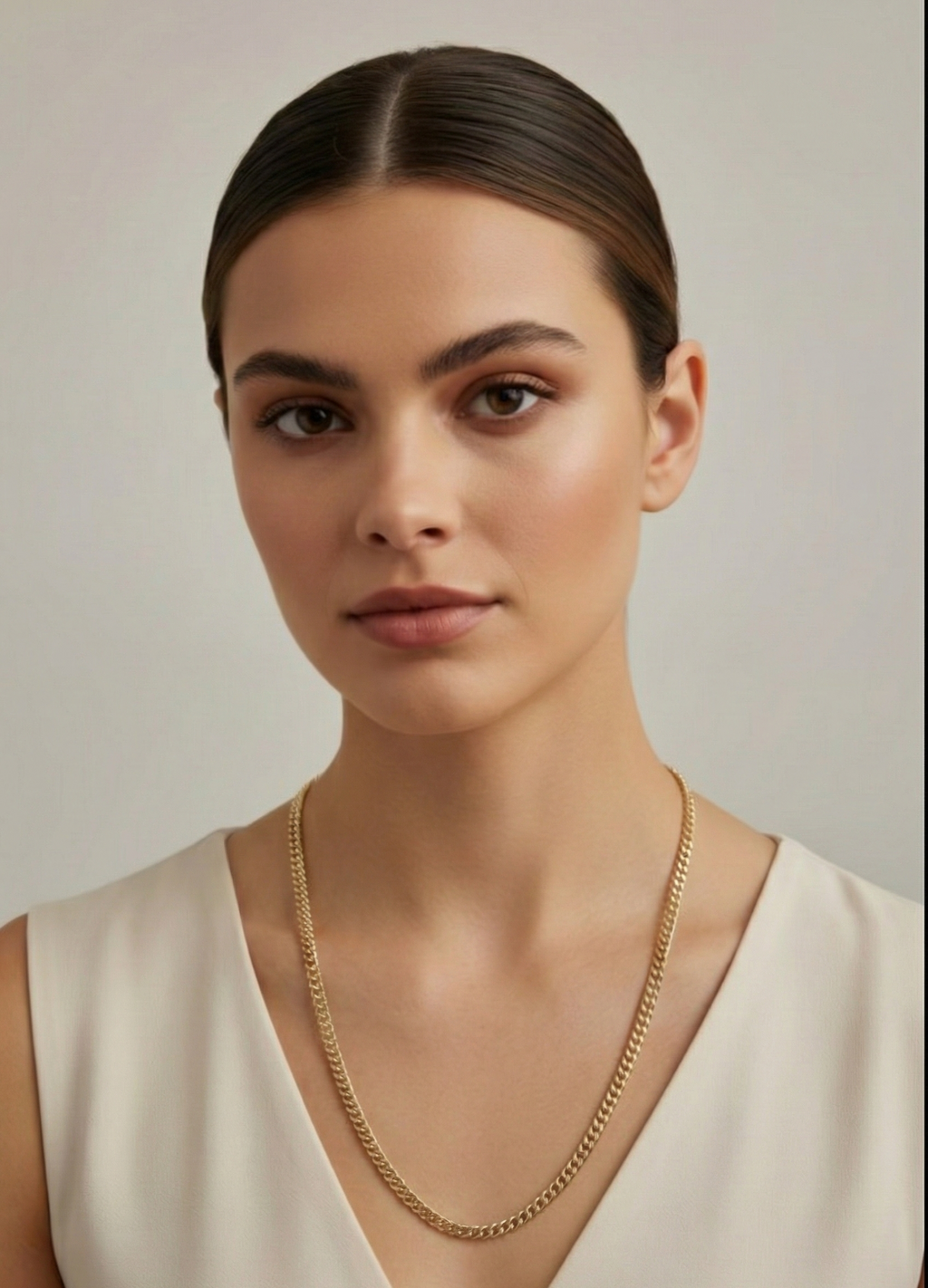 Iris Classic Curb Chain Necklace | Luxe Everyday Wear