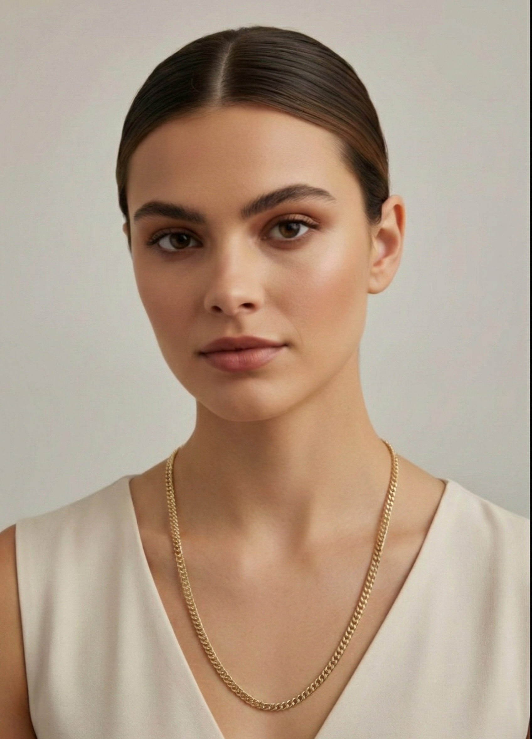 Iris Classic Curb Chain Necklace | Luxe Everyday Wear