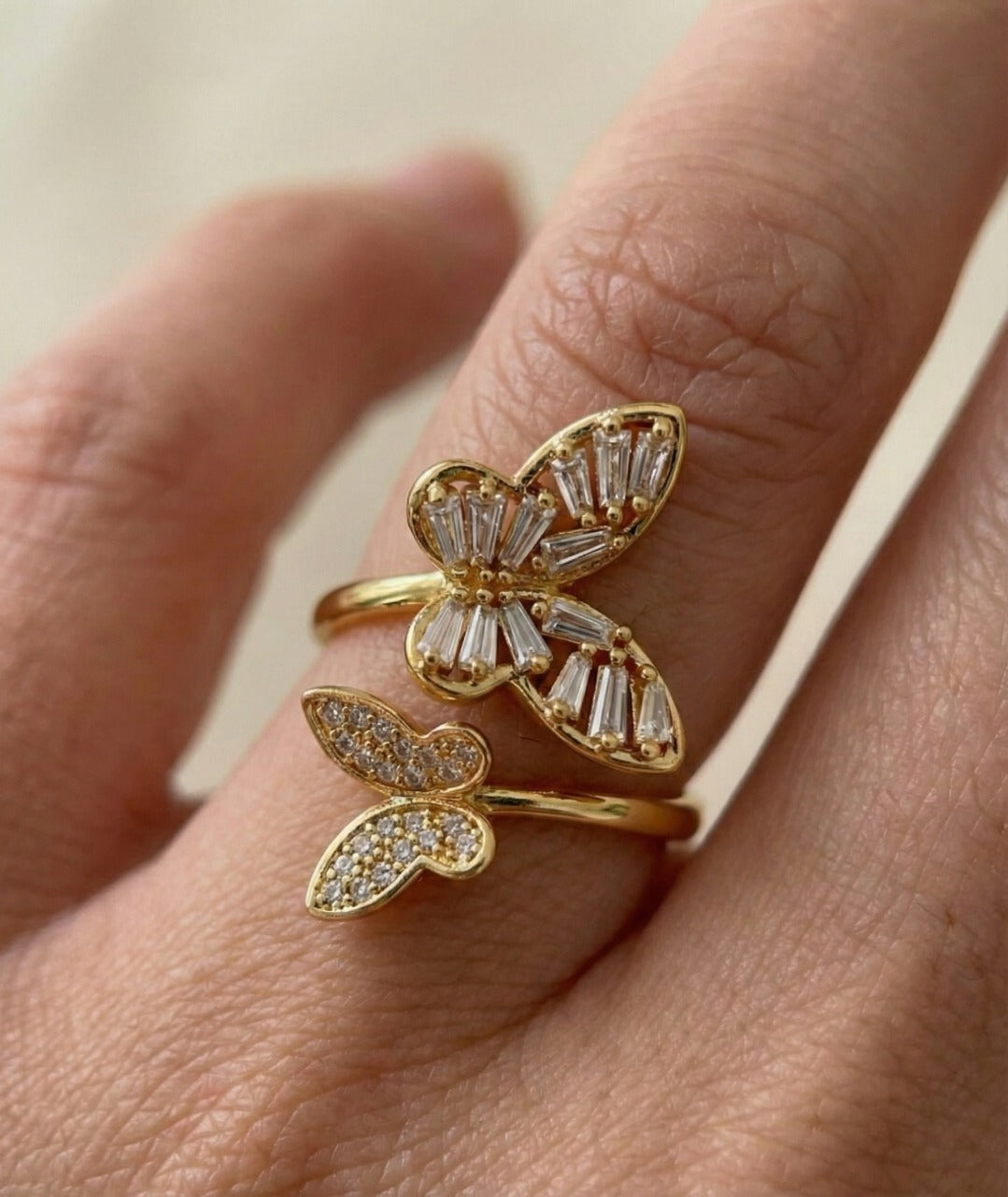 Papillon Gold Ring | Artisan Everyday Wear