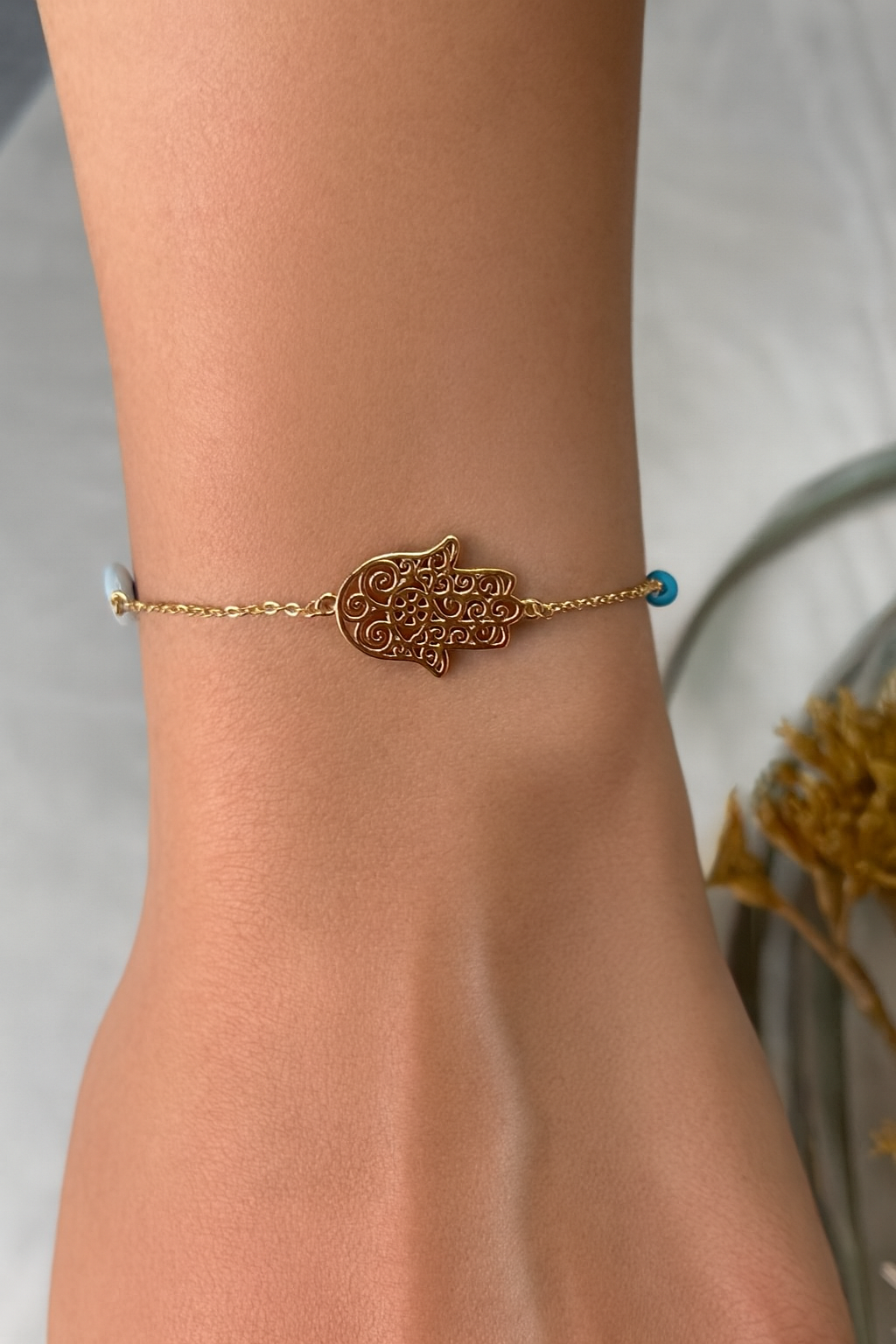 Hamsa Evil Eye Bracelet