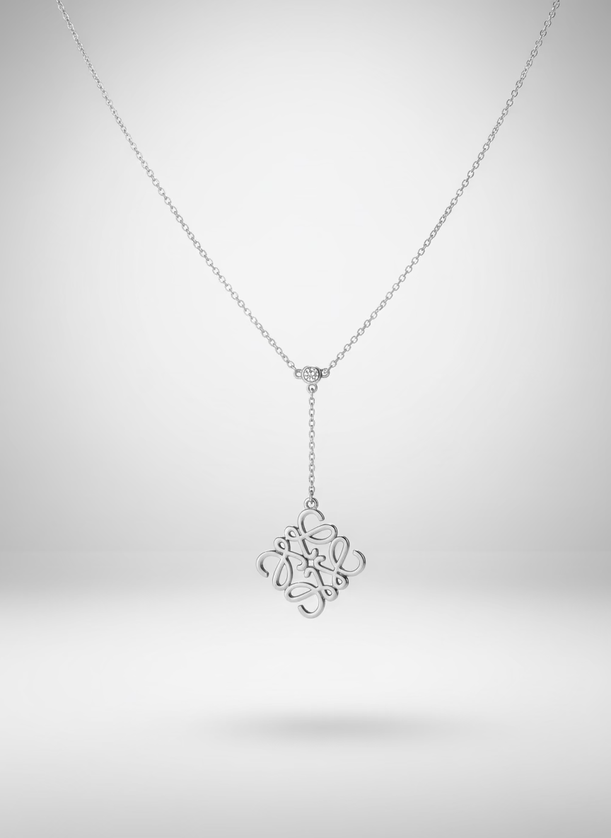 Liora Anagram Modern necklace | Premium Modern Style