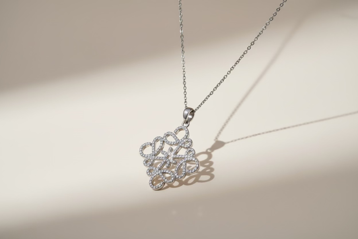 Lana Anagram Pendant Necklace | Classic Everyday Wear
