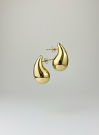 Elix Teardrop Gold Earrings | Contemporary Everyday Wear