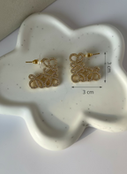 Lana Anagram Earrings | Refined Everyday Wear