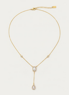 Elysia Pave Anagram Necklace | Artisan Everyday Wear