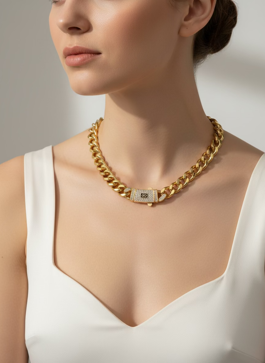 Titan Gold Chain Necklace | Timeless Statement Style