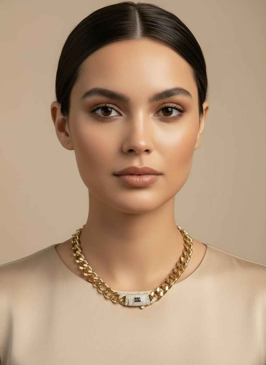 Titan Gold Chain Necklace | Timeless Statement Style