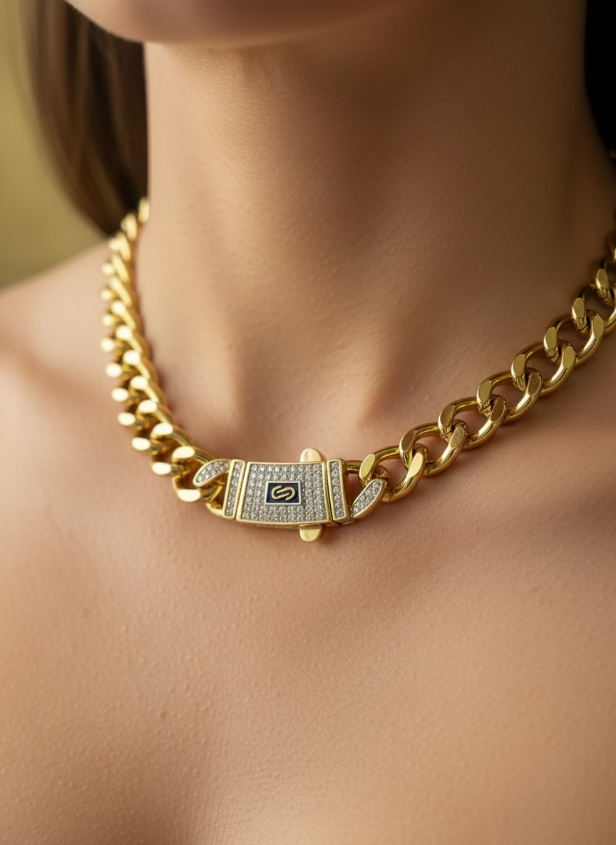 Titan Gold Chain Necklace | Timeless Statement Style