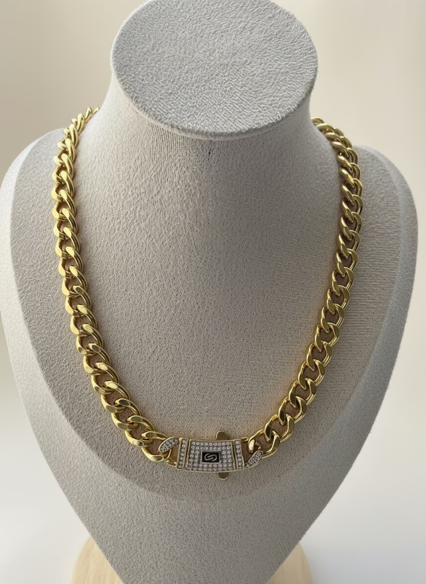 Titan Gold Chain Necklace | Timeless Statement Style