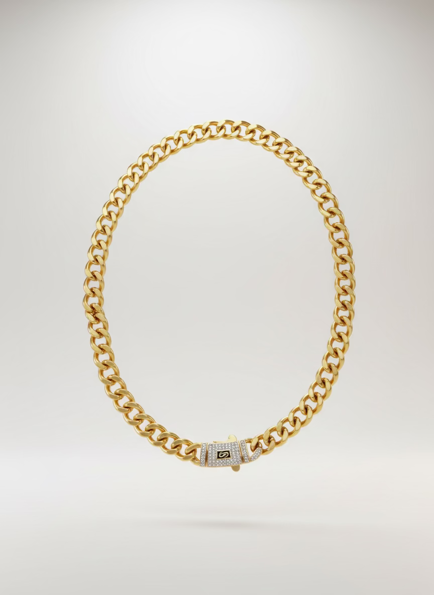 Titan Gold Chain Necklace | Timeless Statement Style