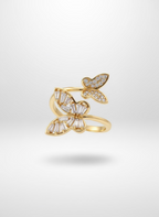 Papillon Gold Ring | Artisan Everyday Wear