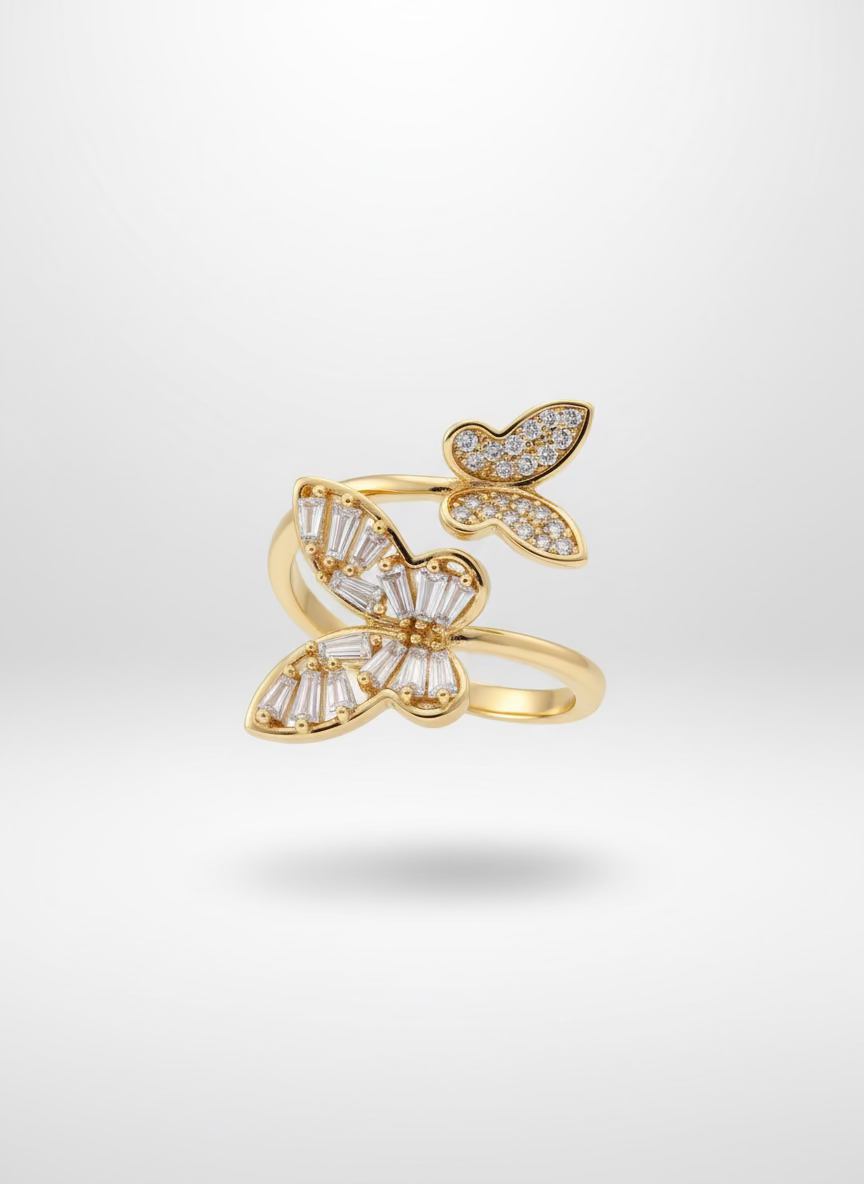 Papillon Gold Ring | Artisan Everyday Wear