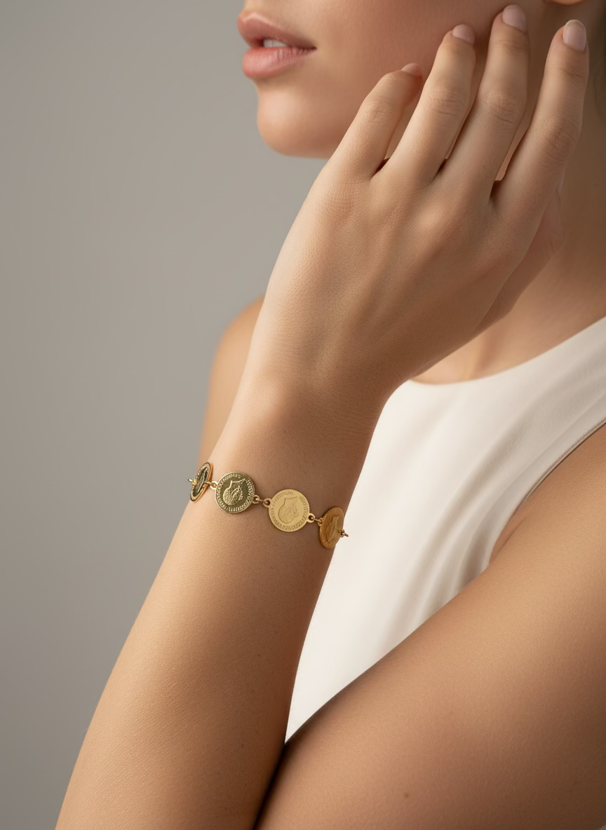 Kanz Coin Chain Exquisite Bracelet | Exquisite Everyday Wear