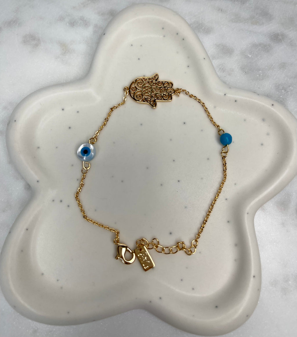 Hamsa Evil Eye Bracelet | Contemporary Everyday Wear