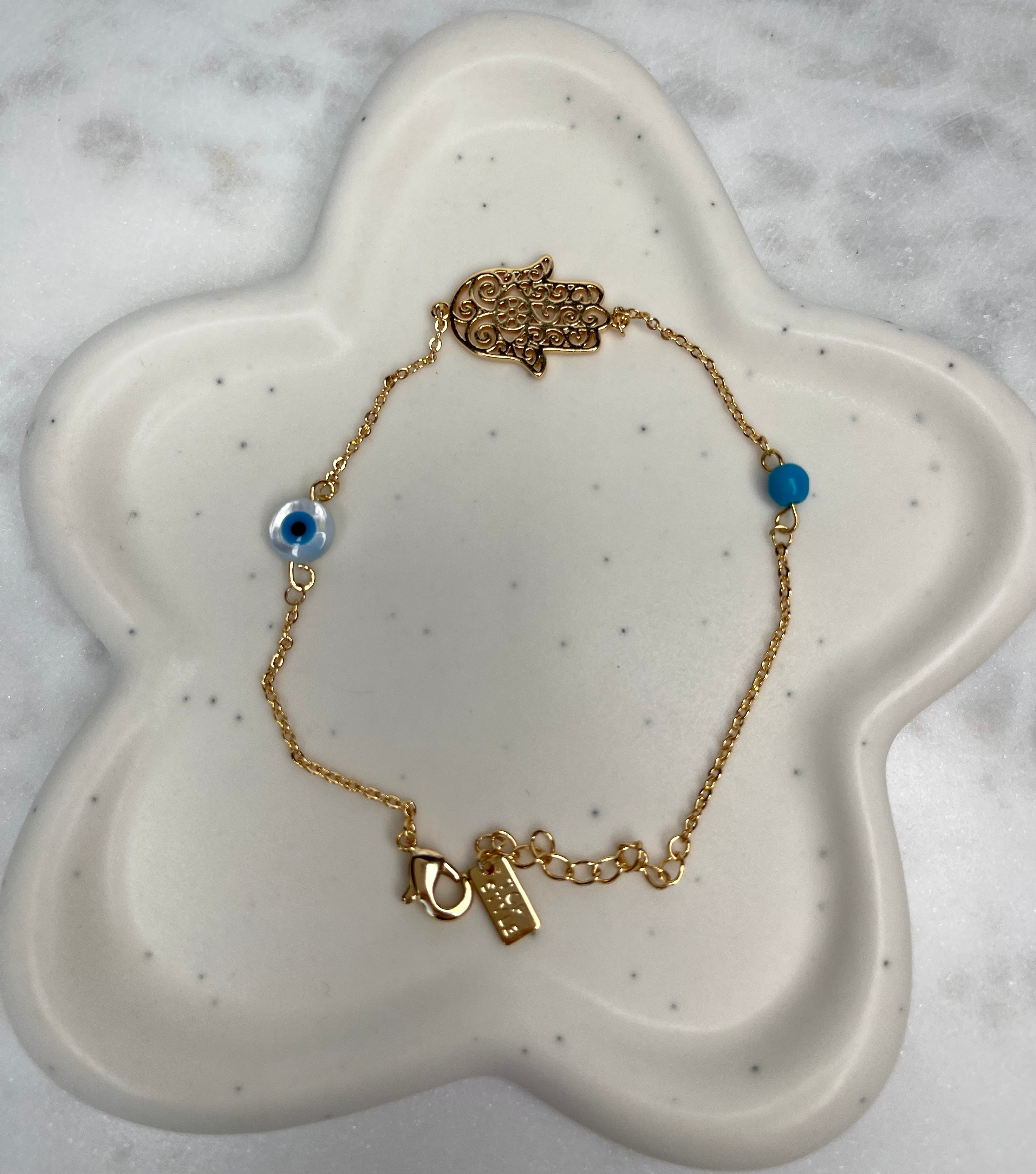 Hamsa Evil Eye Bracelet