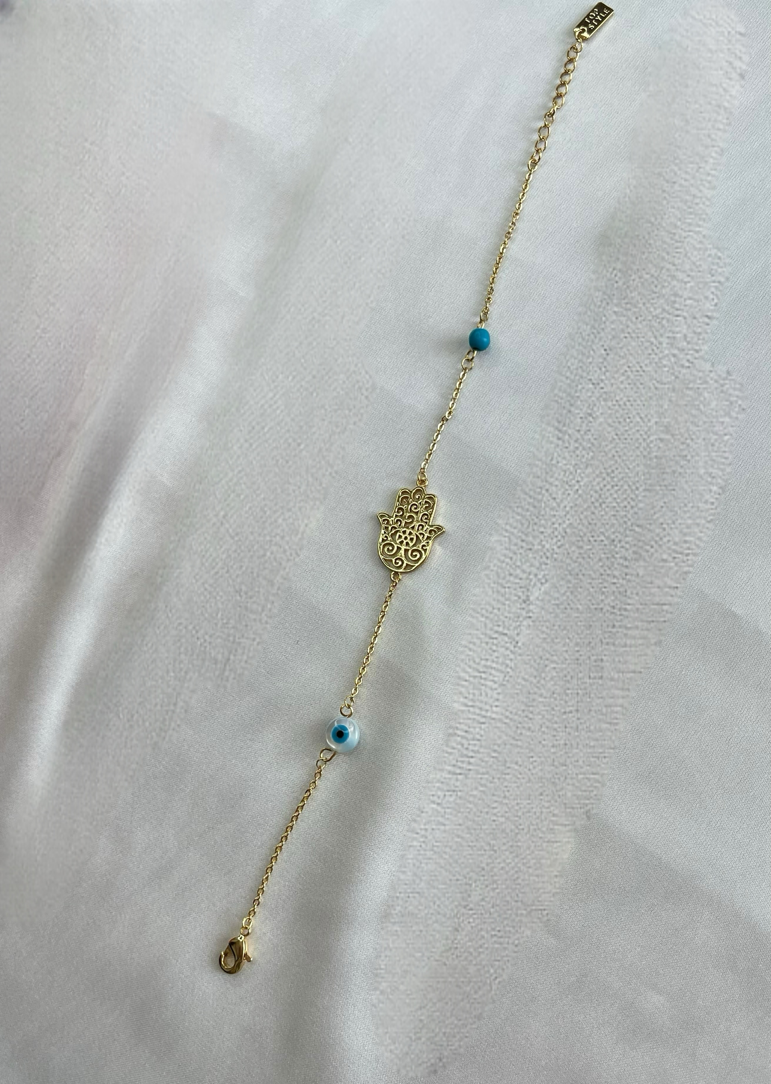 Hamsa Evil Eye Bracelet