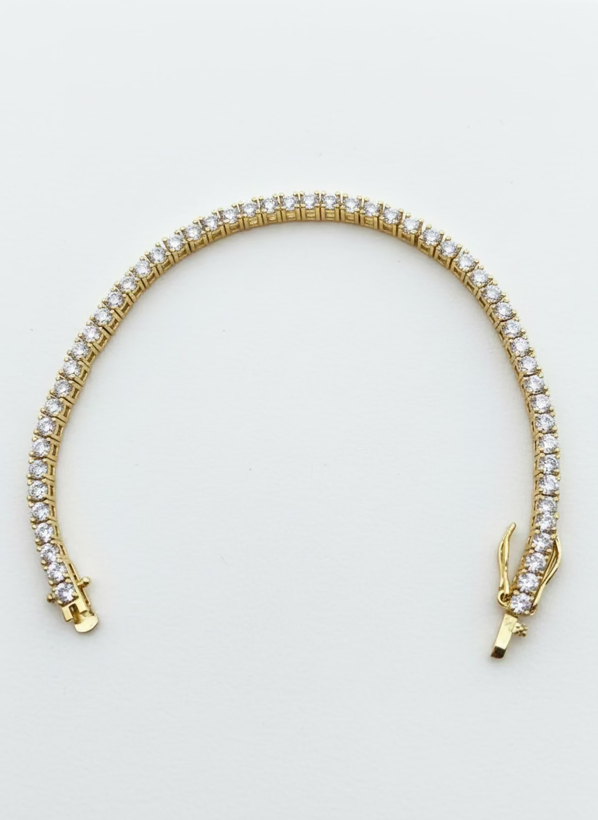 Oria Tennis Zircon Line bracelet Zircon Bracelet | Luxe