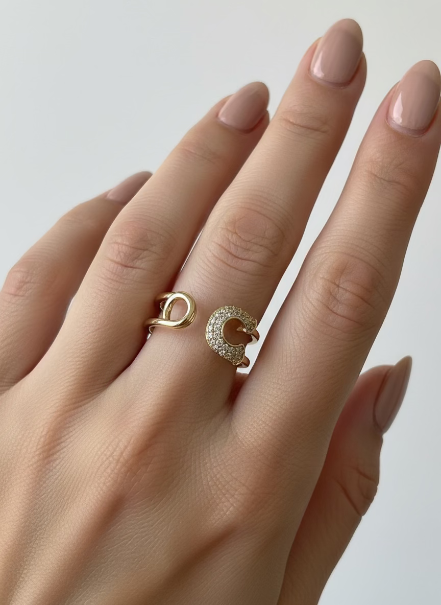 Sila Chic Safety Pin Ring | Exquisite Casual Wear