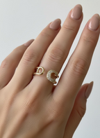 Sila Chic Safety Pin Ring | Exquisite Casual Wear