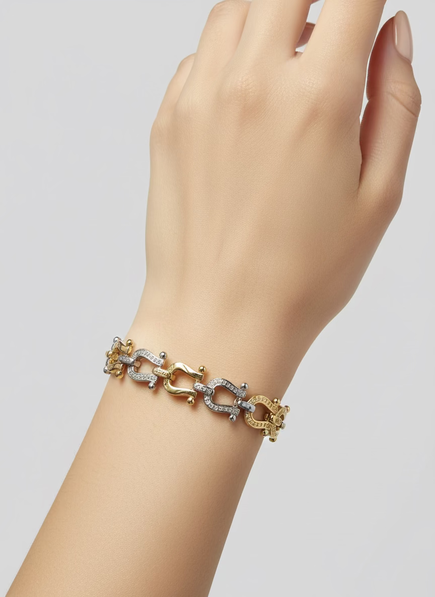 Nova Gold Bracelet | Radiant Statement Style