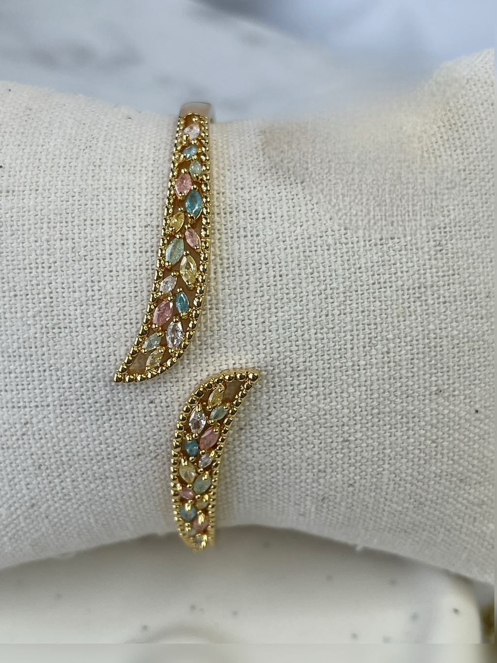 Sofia Gold Bangle | Opulent Everyday Wear