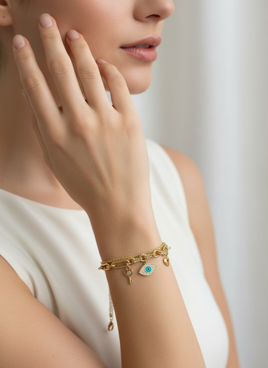 Reem Evil Eye Bracelet | Premium Everyday Wear