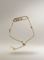Sena Trio Slide Zircon Bracelet | Refined Elegant Style