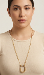 Laura Gold Link Necklace | Luxe Modern Style